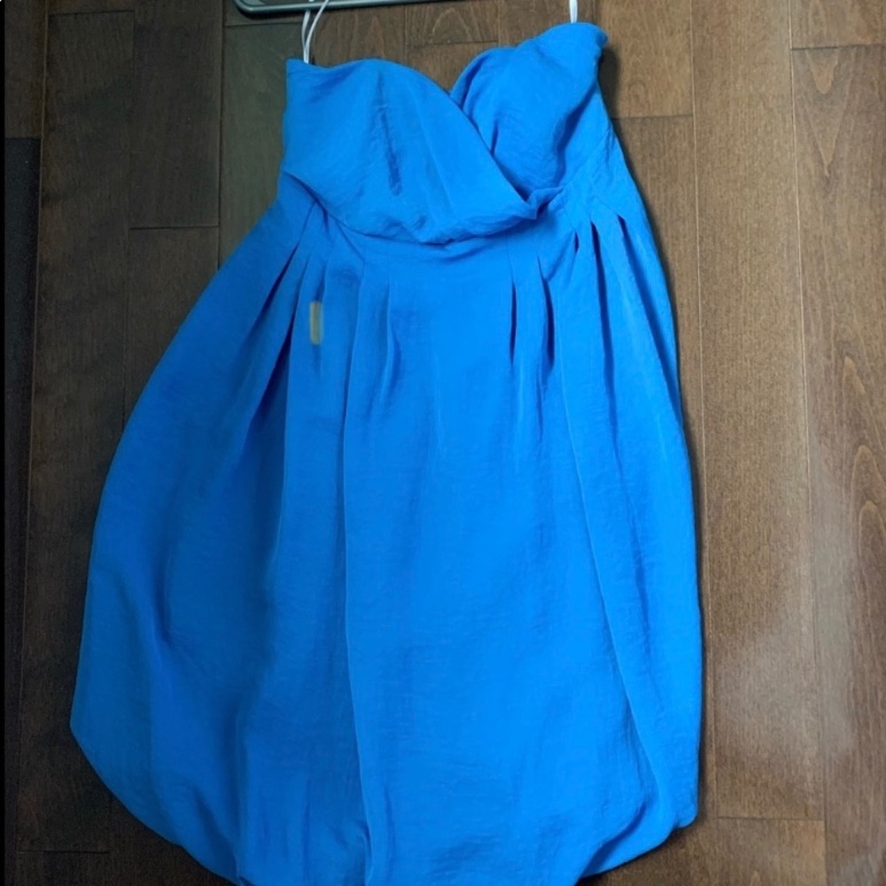 Zara dress.  Strapless